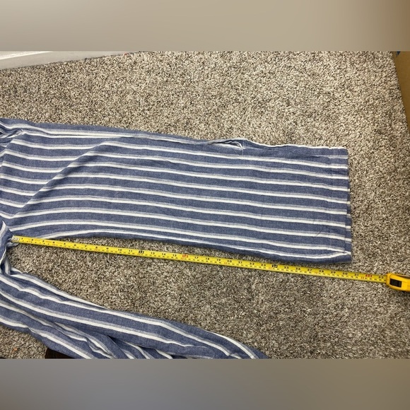 Cloth & Stone Linen Blend Wide Leg Summer Beachy Stripes Women’s Small - Picture 5 of 16